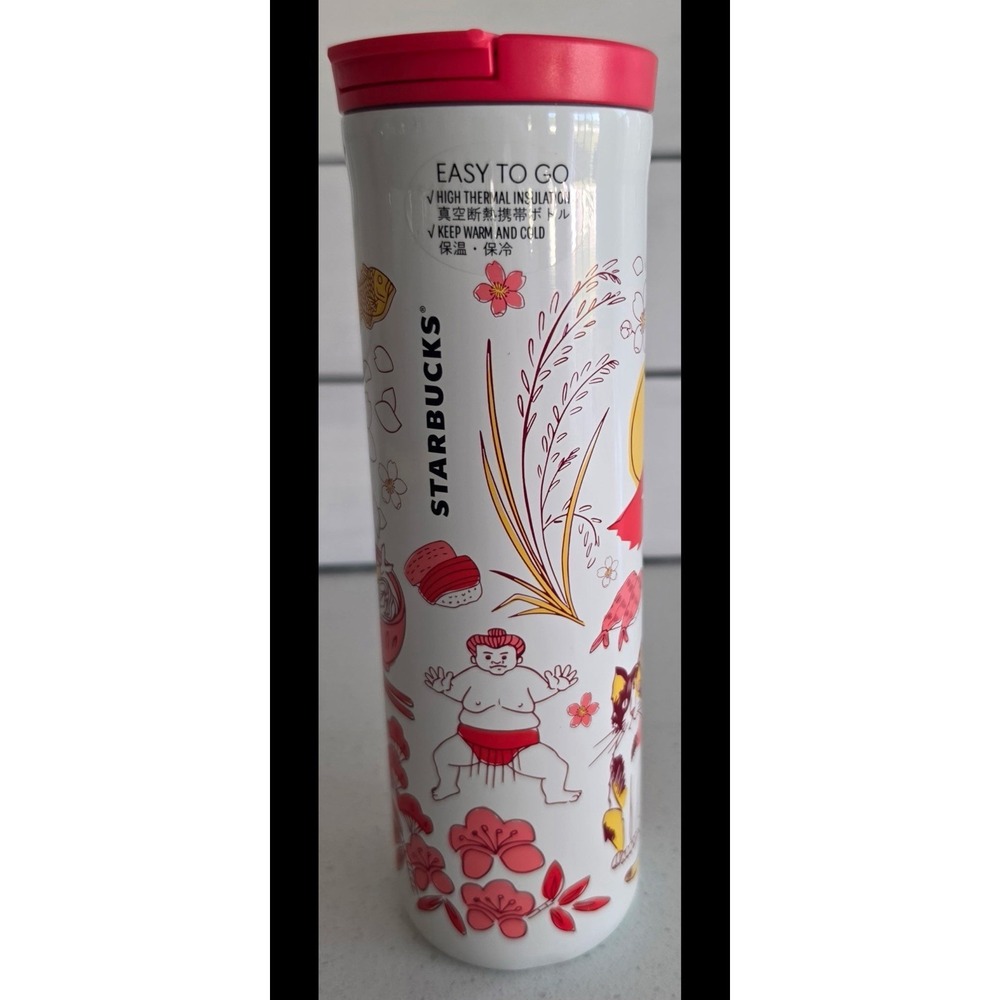 Japan Starbucks Stainless Tumbler Bottle 16oz Been There Series NEW